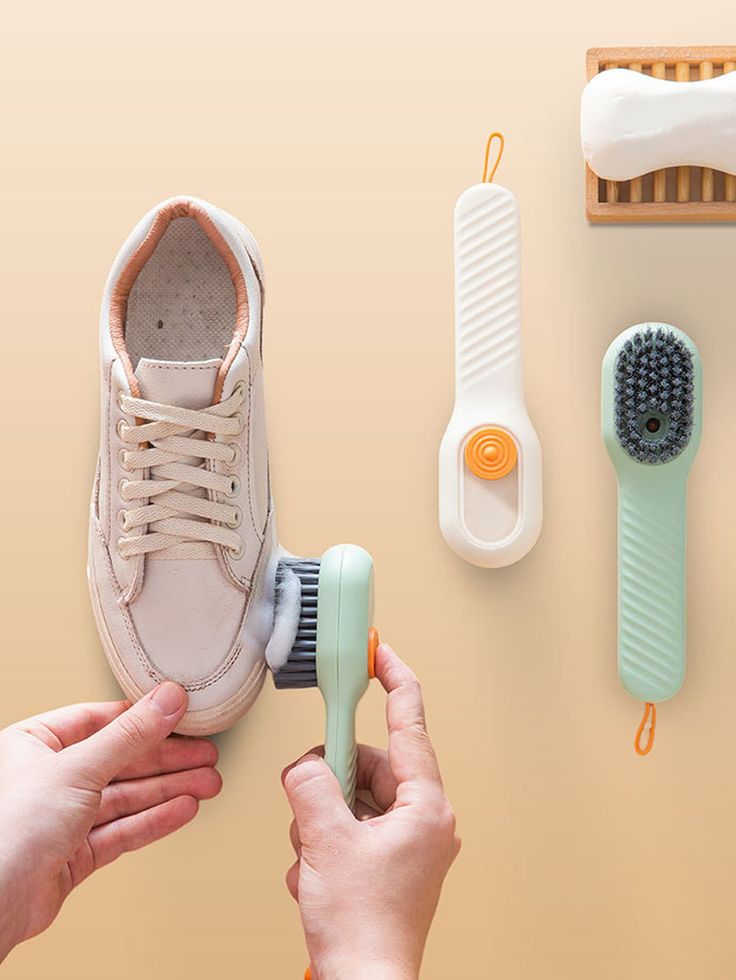 Shoe Cleaning Dispenser Brush