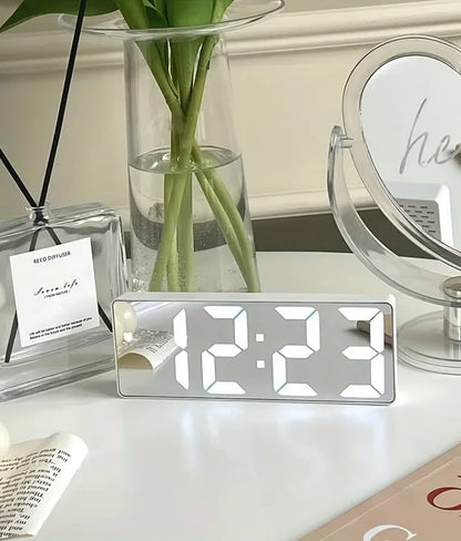 LED Mirror Digital Clock