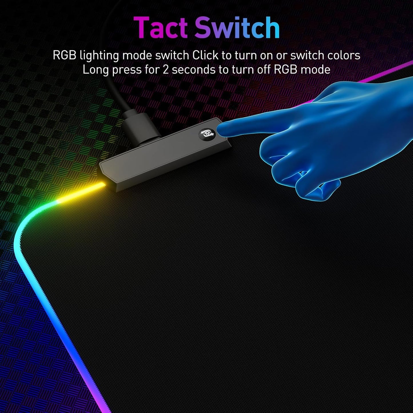 LED Light Keyboard Mat
