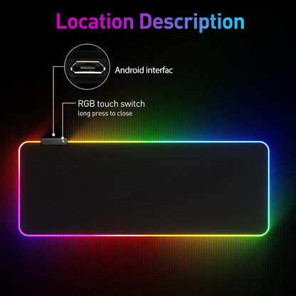 LED Light Keyboard Mat