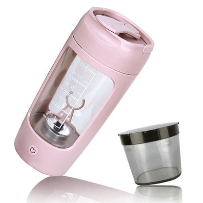 Rechargeable Gym Shaker Bottle Blender – Portable Protein Mixer
