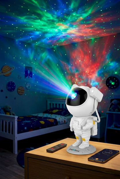 Astronaut Galaxy Light Projector with Remote – LED Starry Sky Lamp