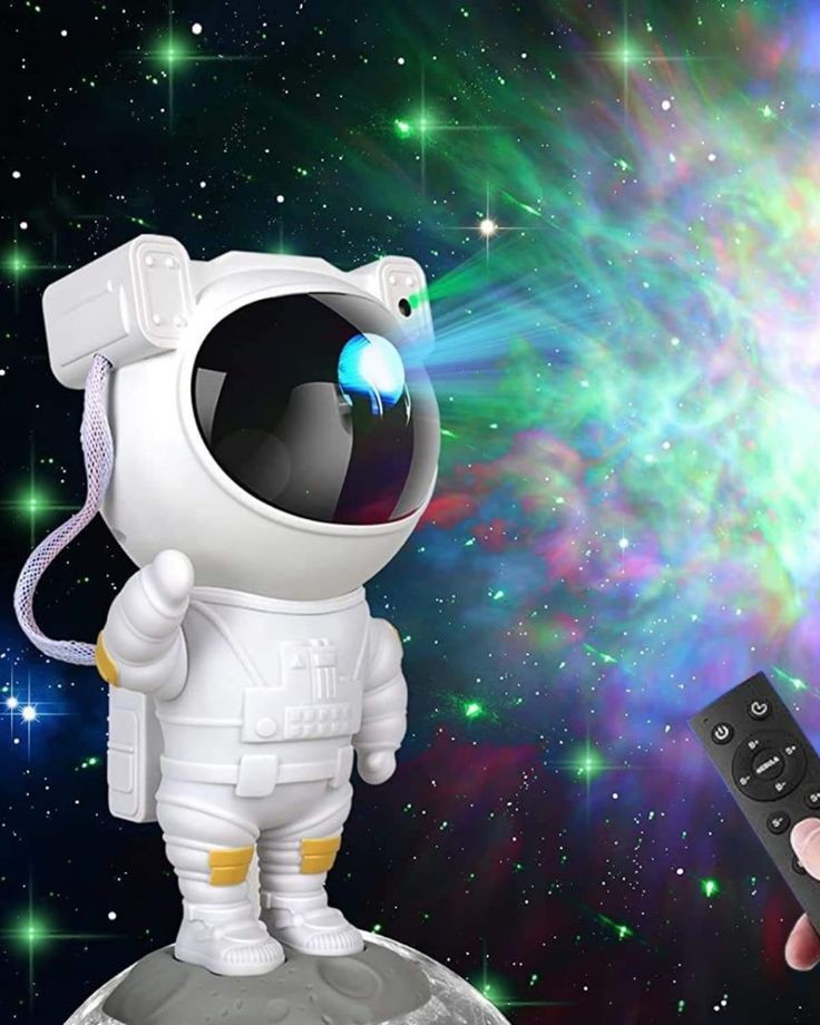 Astronaut Galaxy Light Projector with Remote – LED Starry Sky Lamp