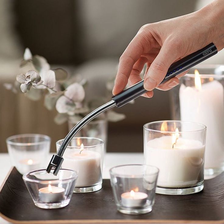 USB Rechargeable Electric Gas Lighter with Charging Cable