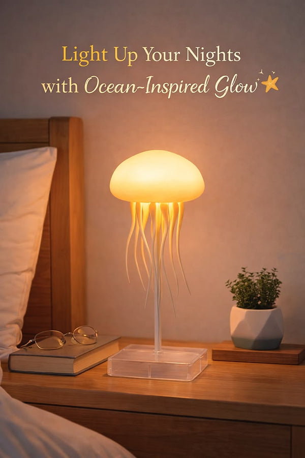 LED Jellyfish Lamp – Relaxing Ocean Mood Light