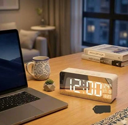 LED Mirror Digital Clock