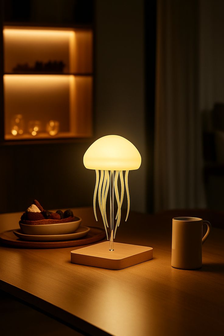 LED Jellyfish Lamp – Relaxing Ocean Mood Light