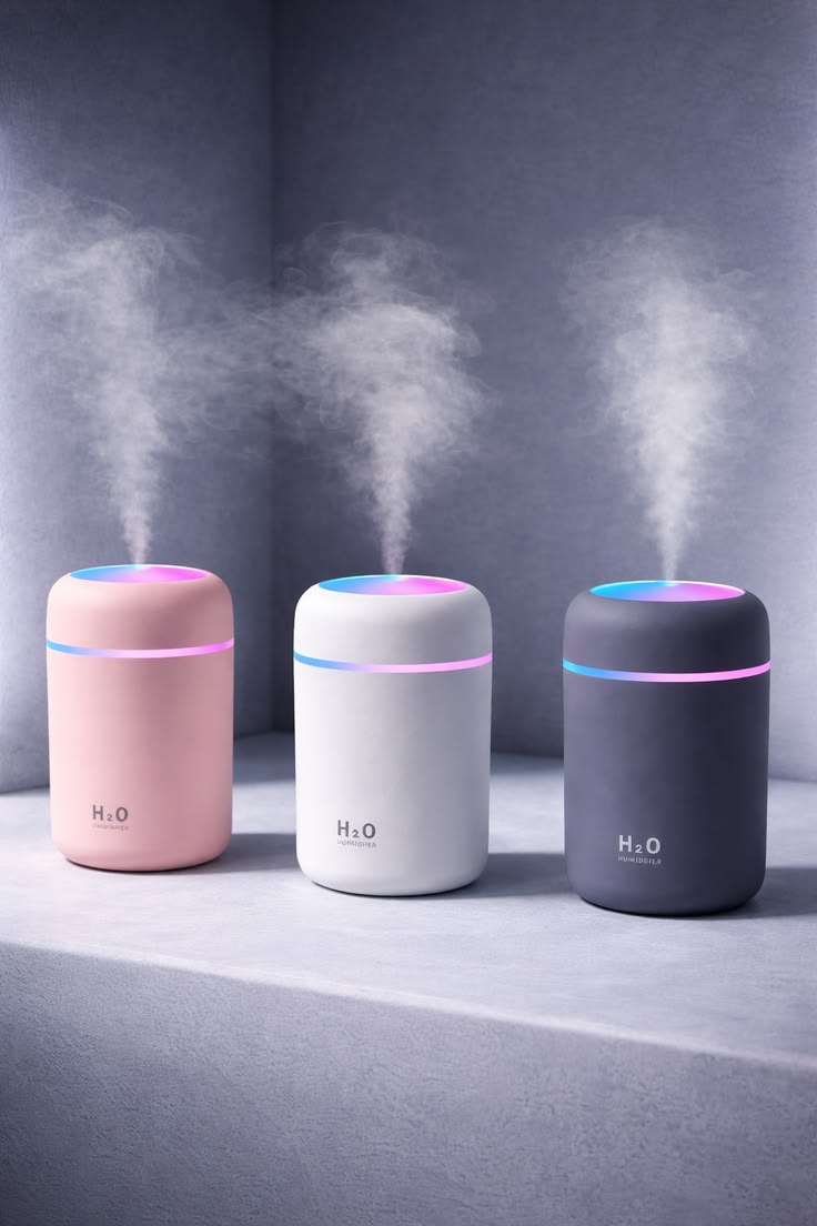 H2O Color Humidifier – USB Mini Mist Humidifier