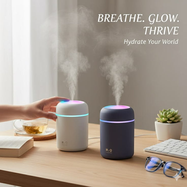 H2O Color Humidifier – USB Mini Mist Humidifier