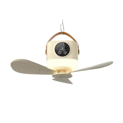 Portable 2-in-1 Hanging &amp; Desktop Rechargeable Ceiling Fan