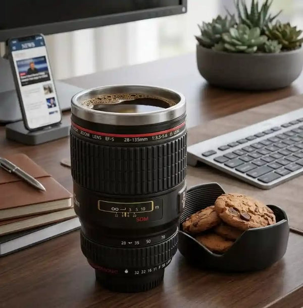 Camera Lens Coffee Mug