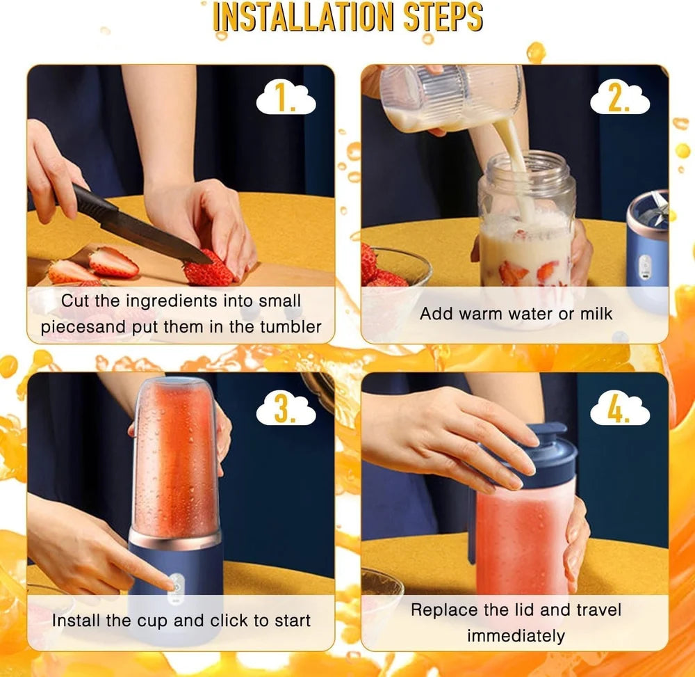 Portable Rechargeable Smoothie Blender