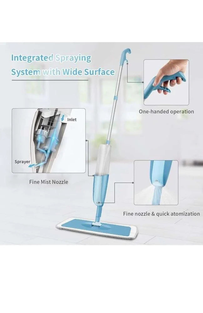 Floor Cleaning Spray Mop with Microfiber Pad
